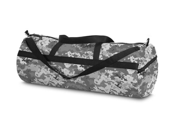 Сумка спортивна "Тубус" піксель grey