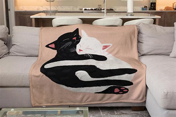 Плед «Коти. Ніжність»