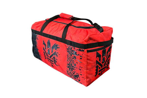 Сумка спортивна Тріп «УПА. Піксель» червона