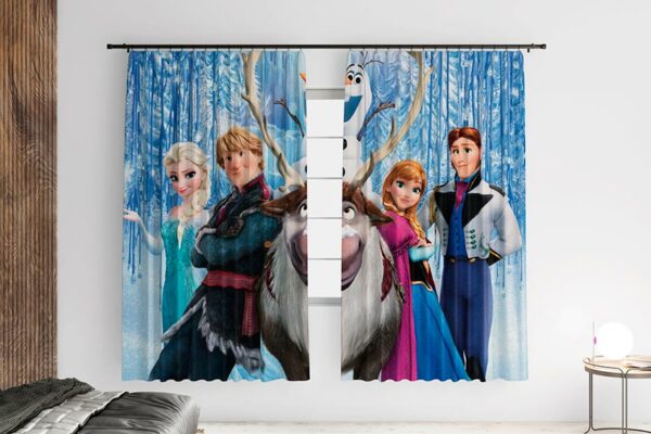 Шторы в детскую «Ледяное сердце. Дисней. Frozen. Disney»