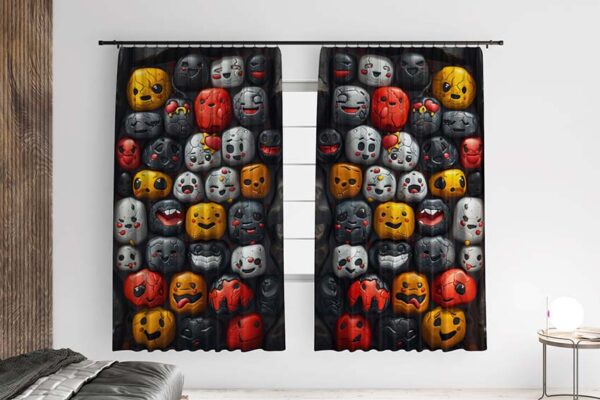 Штора з принтом «Веселі монстрики. Funny monsters»