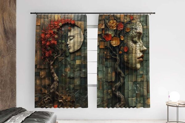 Штора з принтом «Зачарований сад. Enchanted Garden»