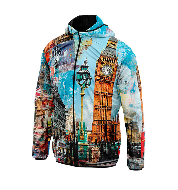 Sport Windbreaker «London Style. Big Ben»