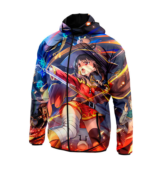Sport Windbreaker «Megumin in battle. Konosuba»