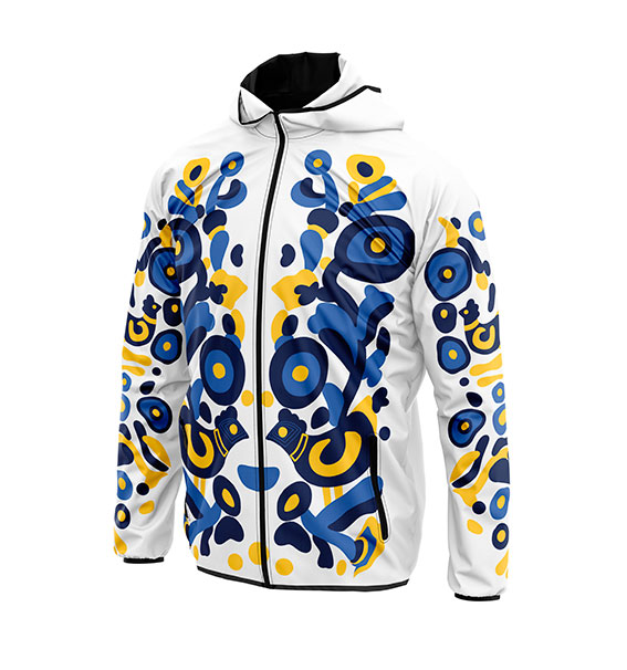 Sport Windbreaker «Ukrainian Palette»