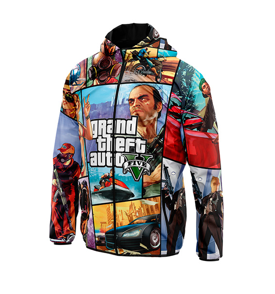 Sport Windbreaker «Grand theft auto. Gangs and Streets»