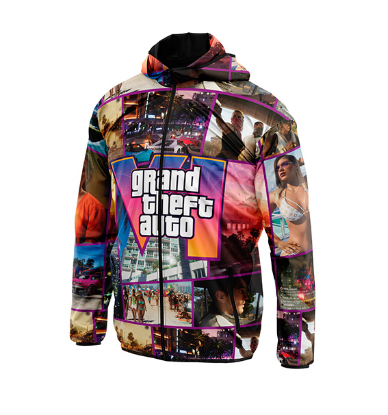Sport Windbreaker «Grand theft auto. Computer Game»