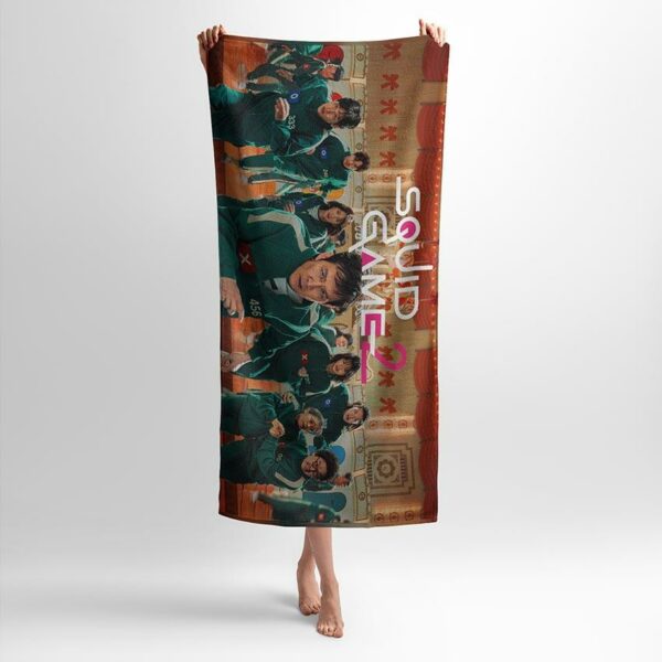 Рушник з принтом «Гра в Кальмара. Час Вибору. Squid Game. Choice Time»