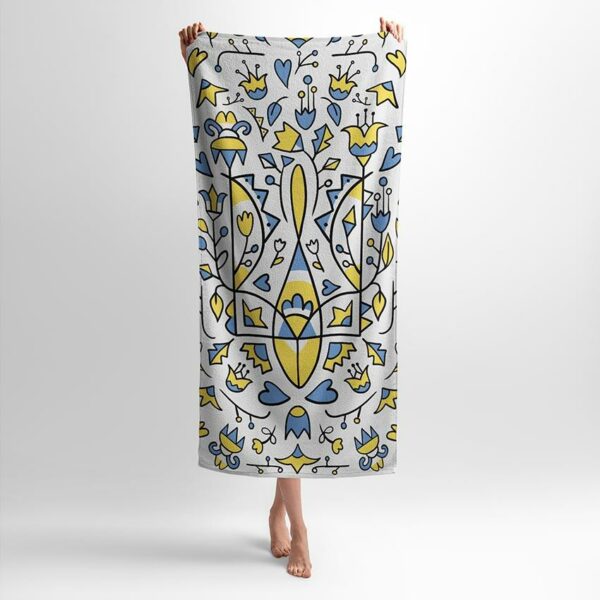 Рушник з принтом «Квітуча Україна. Blooming Ukraine»