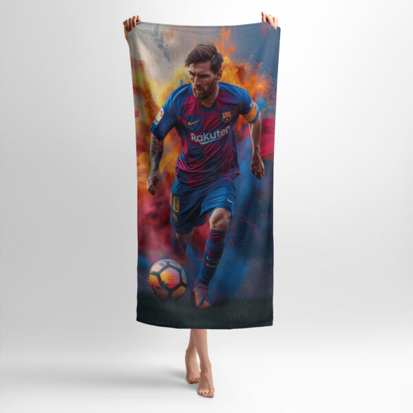 Рушник з принтом «Ліонель Мессі. Barcelona. Lionel Messi»