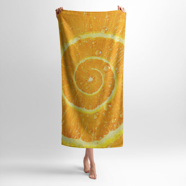 Рушник з принтом «Смачний апельсин. Delicious orange»