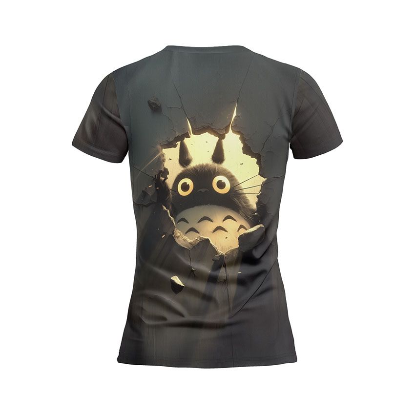 Футболка жіноча спортивна з принтом «Казковий Тоторо. Magical Totoro»