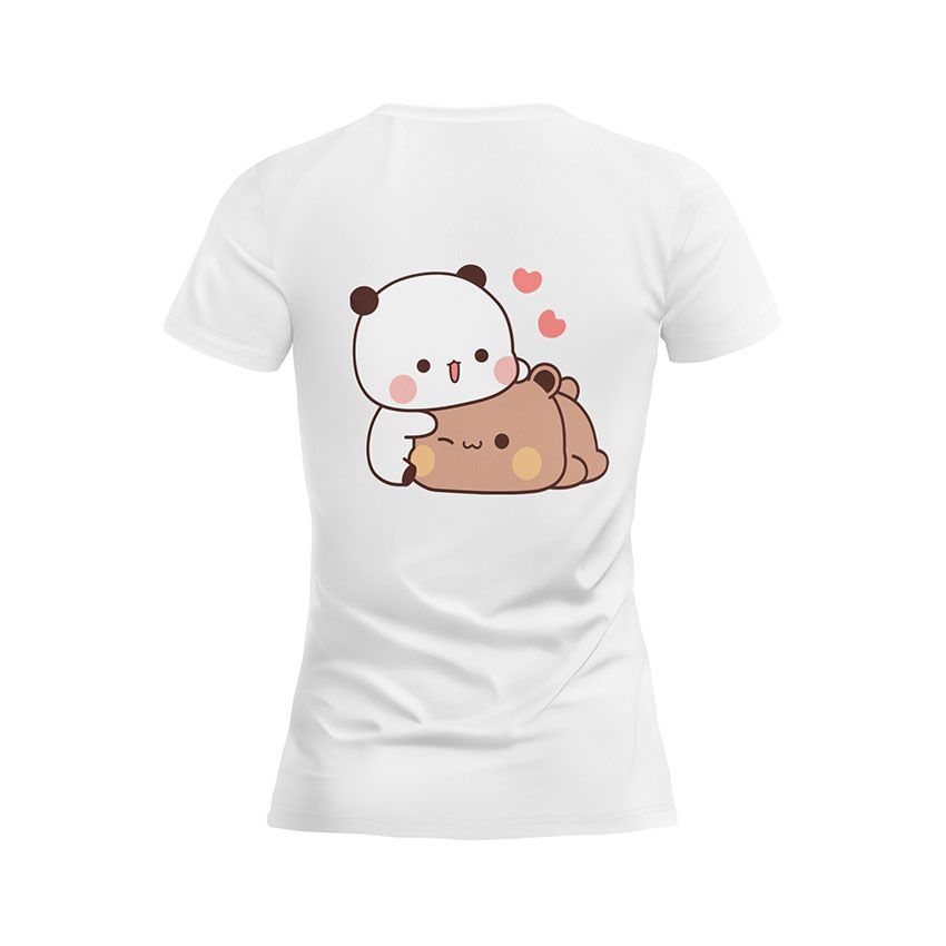 Футболка жіноча спортивна з принтом «Милий дует. Cute Duo»