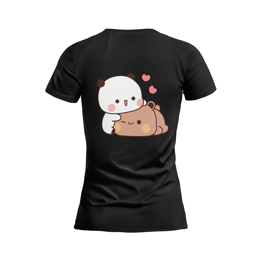 Футболка жіноча спортивна з принтом «Милий дует. Cute Duo»