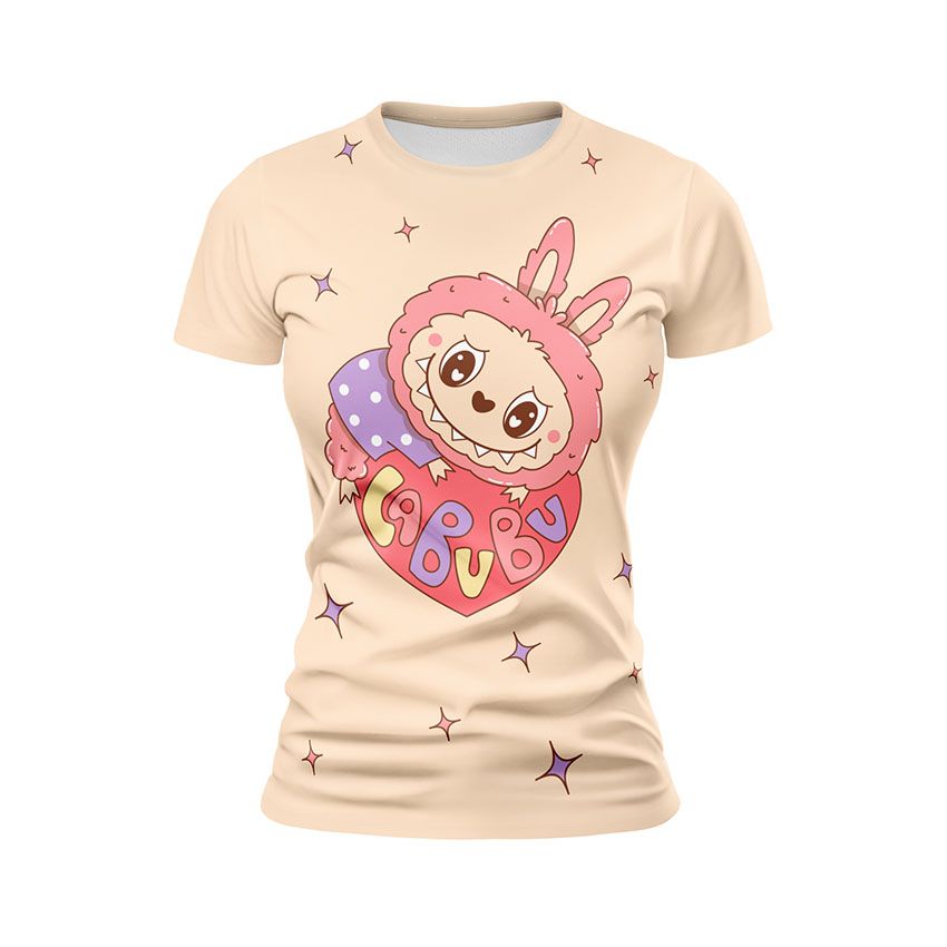 Футболка жіноча спортивна з принтом «Милий Лабубу. Cute Labubu»