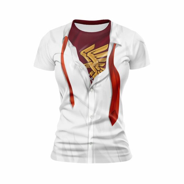 Футболка жіноча спортивна з принтом «95-та окрема десантно-штурмова бригада. Сила всередині. Power inside»